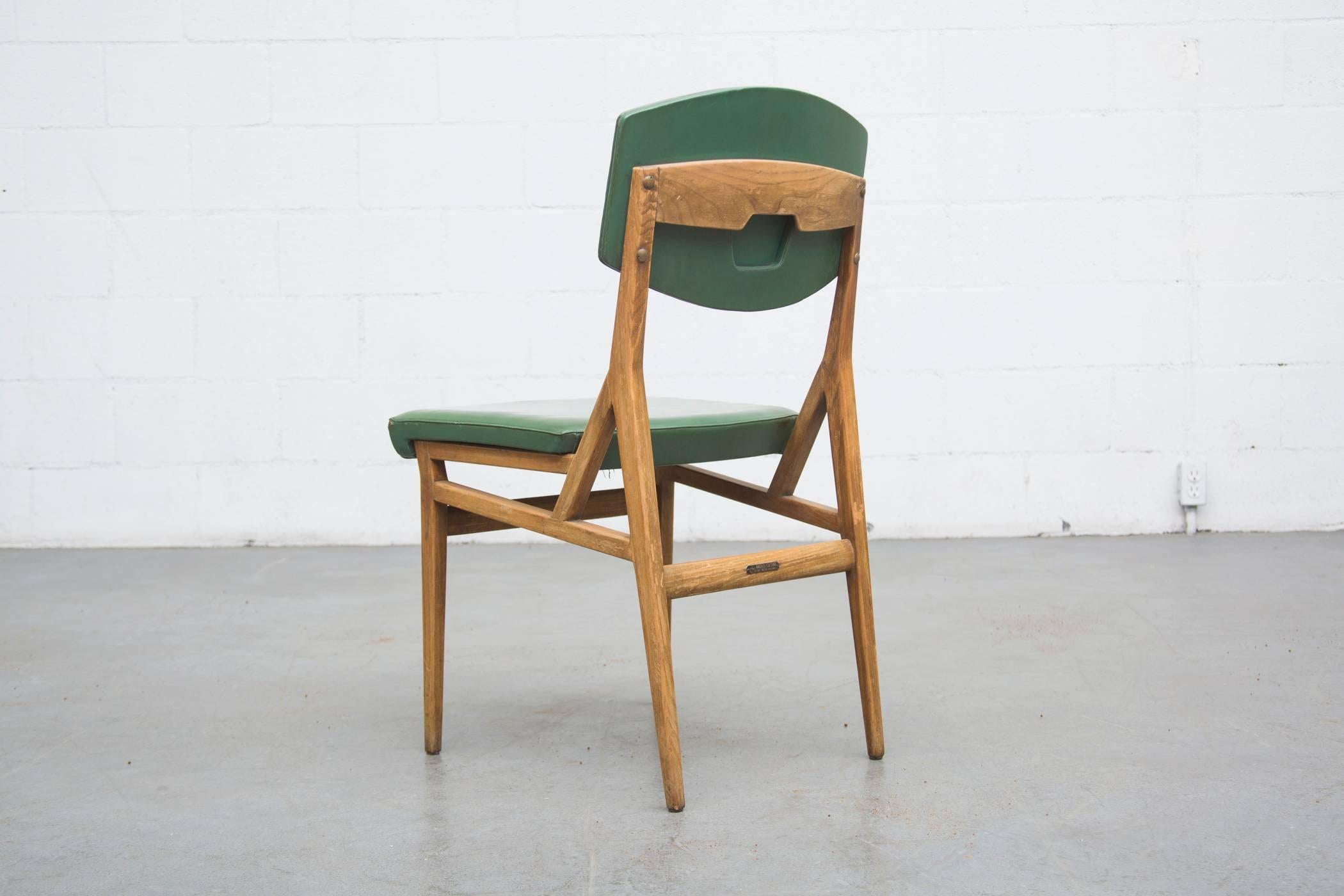 Gio Ponti Cassina Set of Four Dining Chairs In Good Condition In Los Angeles, CA