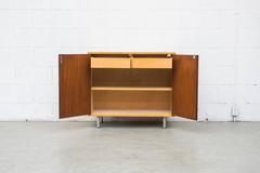 Cees Braakman for Pastoe CB02 Small Birch and Teak Cabinet