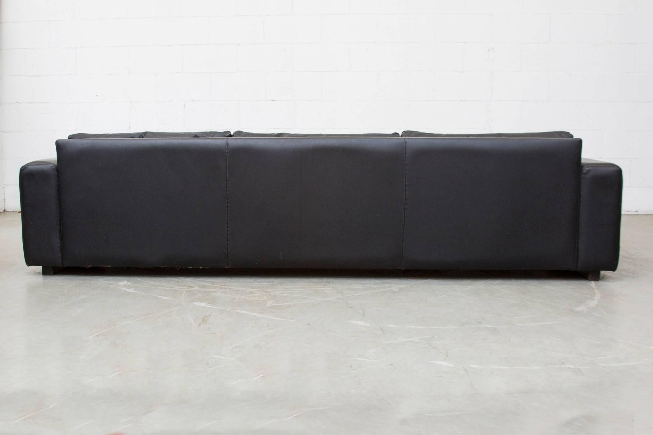 extra long leather sofa