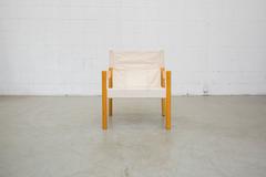 Børge Mogensen Style Canvas Safari Lounge Chair