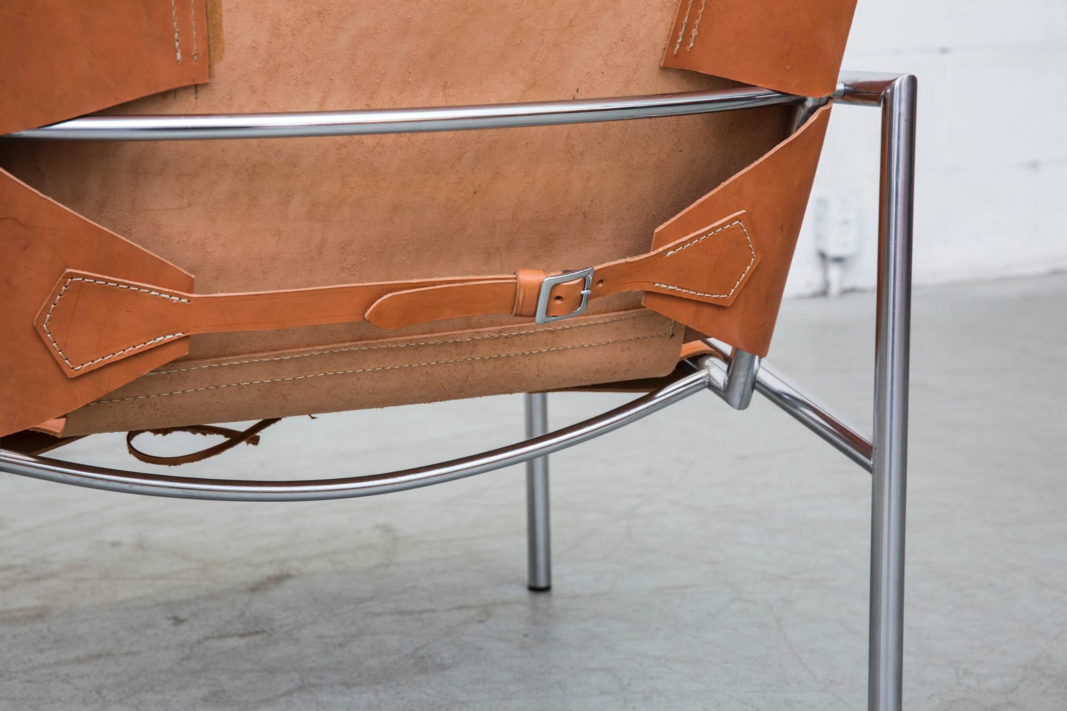 Mid-20th Century Martin Visser SZ01 Leather Lounge Chair