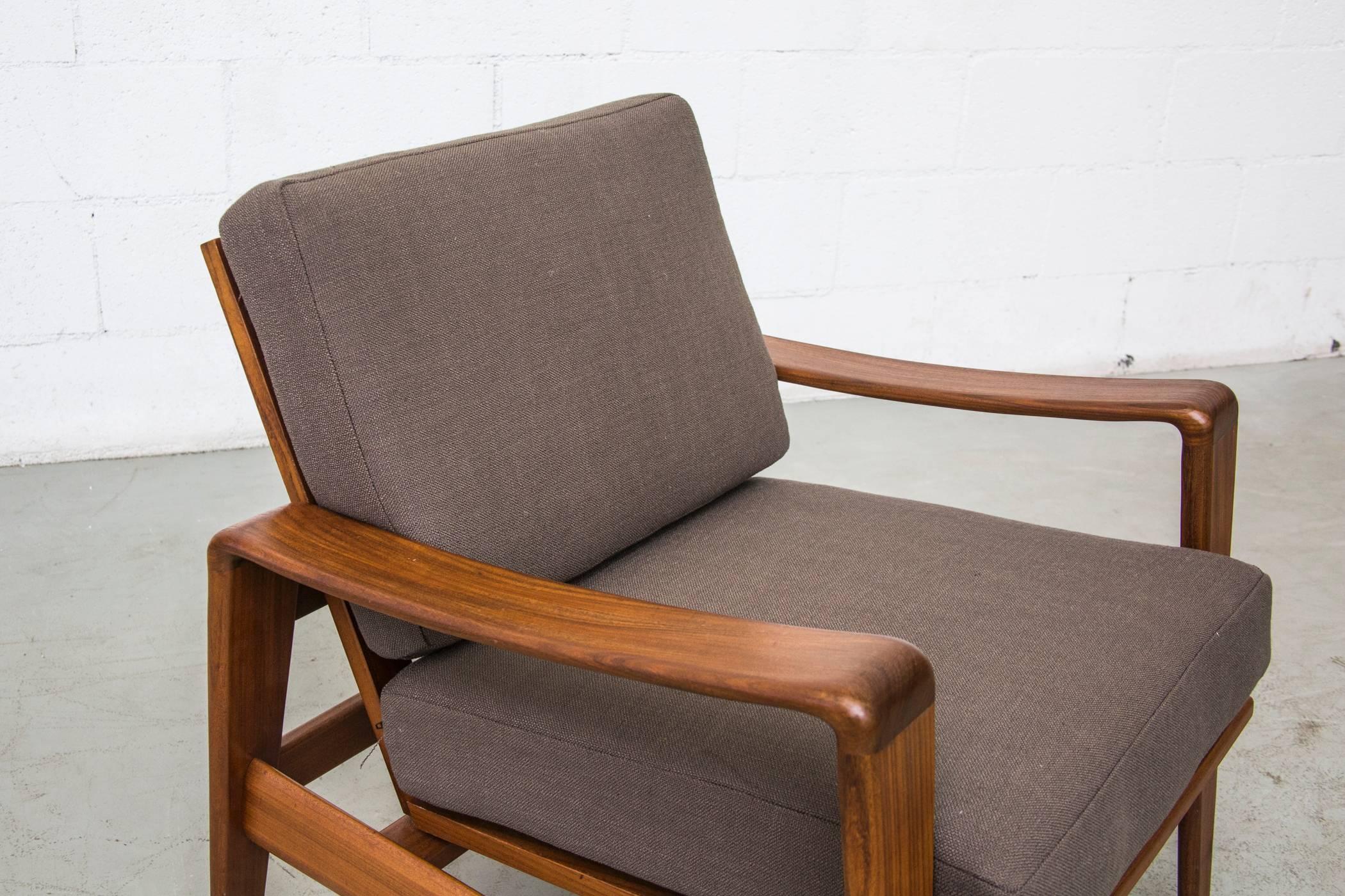 Pair of Danish Teak Lounge Chairs 1