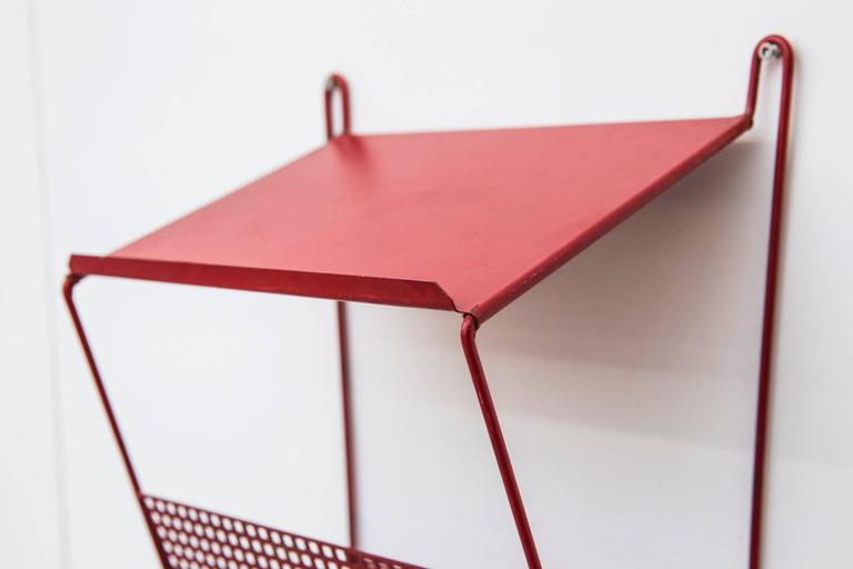 Pilastro Perforated Metal Wall Mount Telephone Table at 1stDibs wall