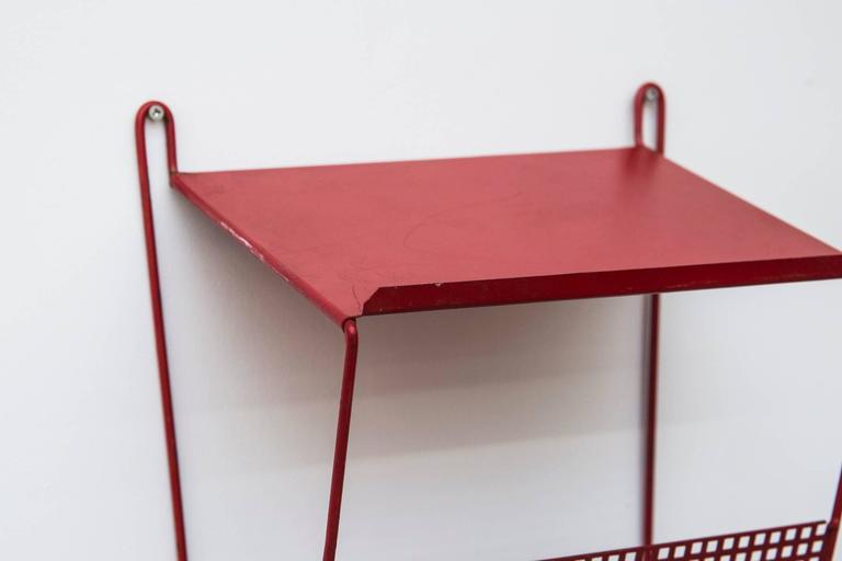 Pilastro Perforated Metal Wall Mount Telephone Table at 1stDibs wall