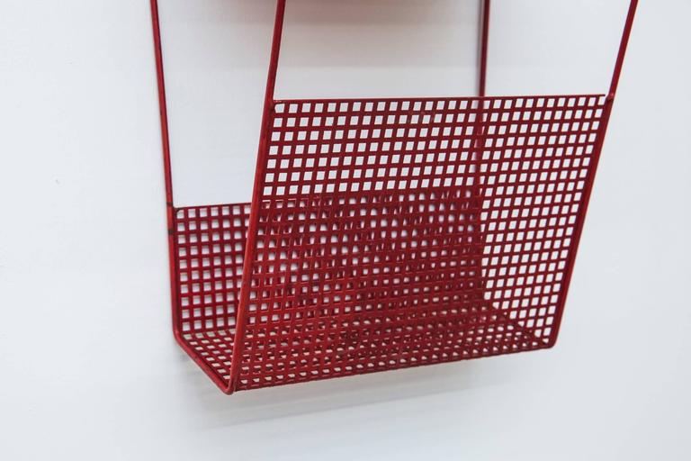 Pilastro Perforated Metal Wall Mount Telephone Table at 1stDibs wall