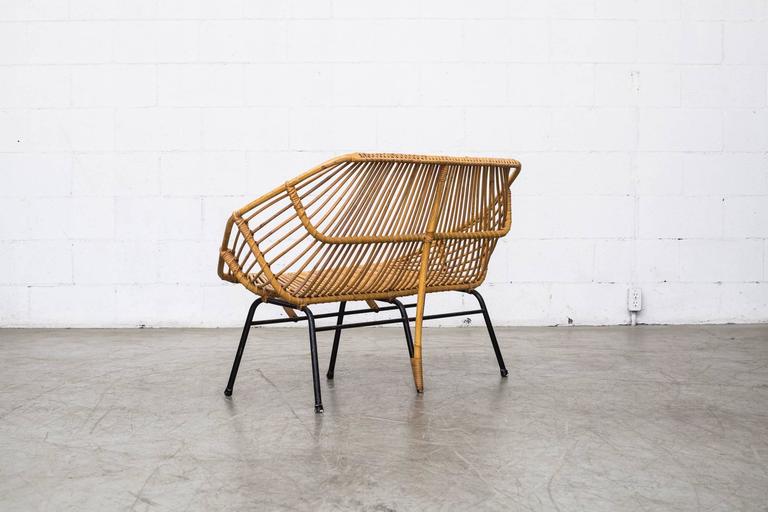 Retro Bamboo Loveseat by Rohe Noorwolde at 1stDibs
