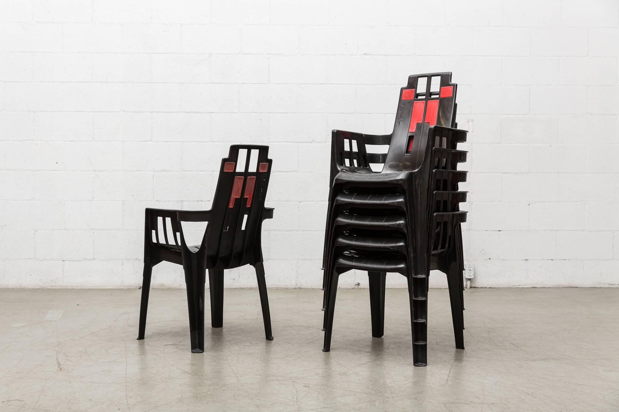 Mid-Century Modern Pierre Paulin 'Boston' Chairs for Henry Massonnet For Sale