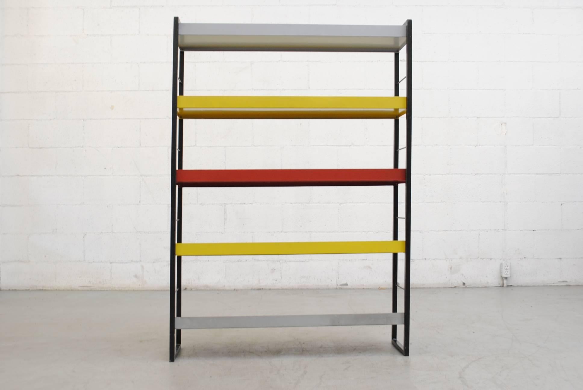 Mid-20th Century Tomado Industrial Enameled Metal Bookcase