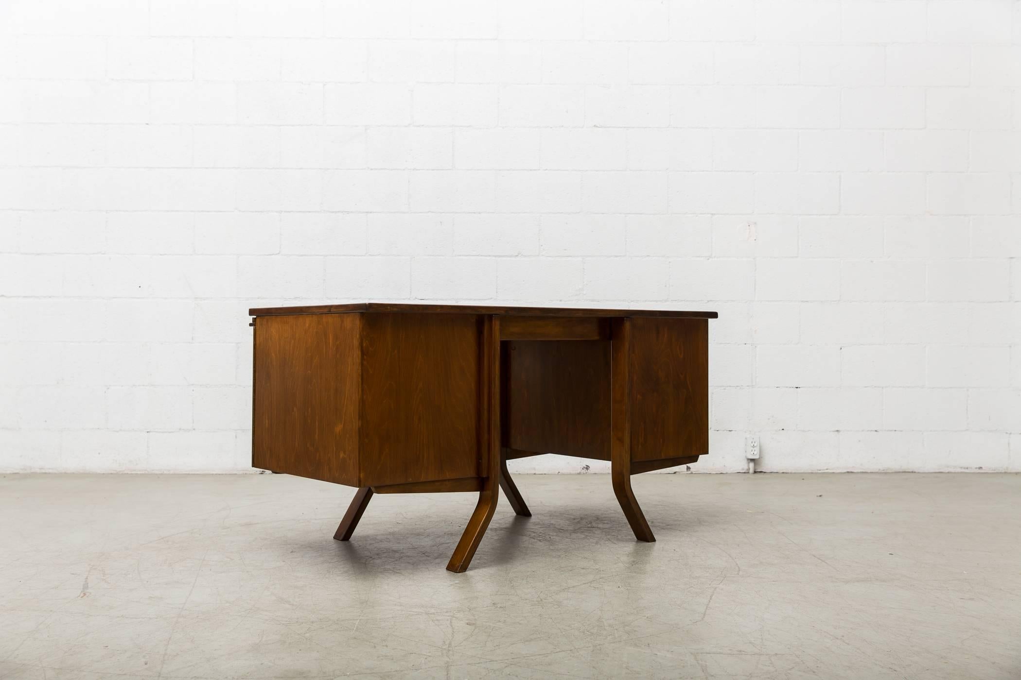 Stained Cees Braakman Desk for Pastoe