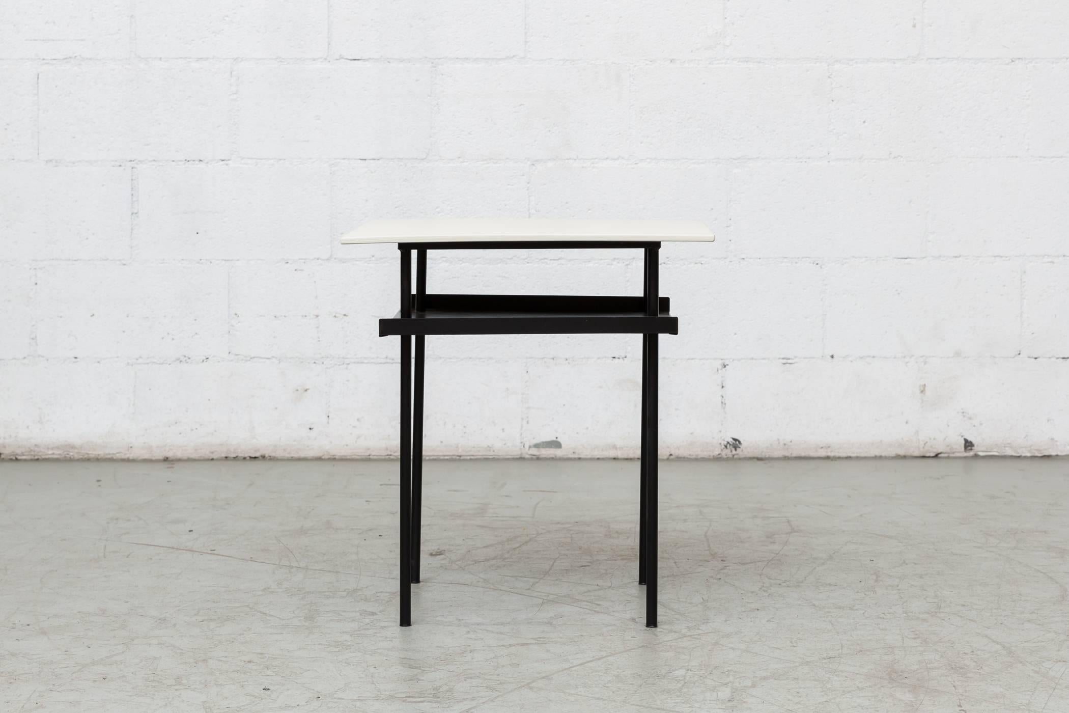 Mid-Century Modern Wim Rietveld for Auping Industrial Side Table