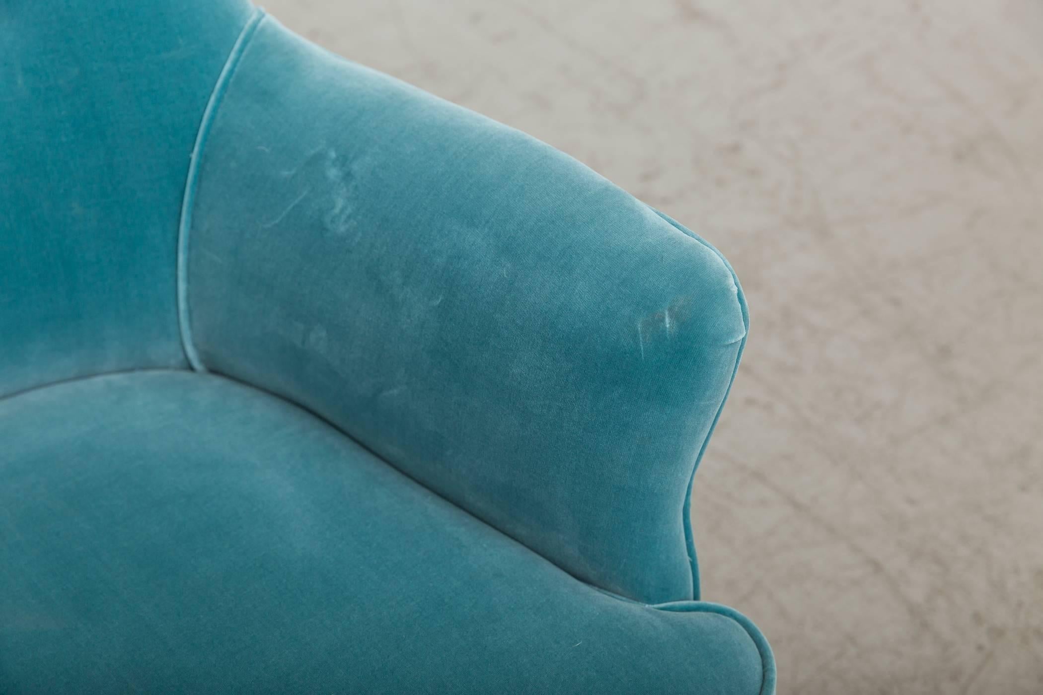 Turquoise Theo Ruth Lounge Chair for Artifort 2