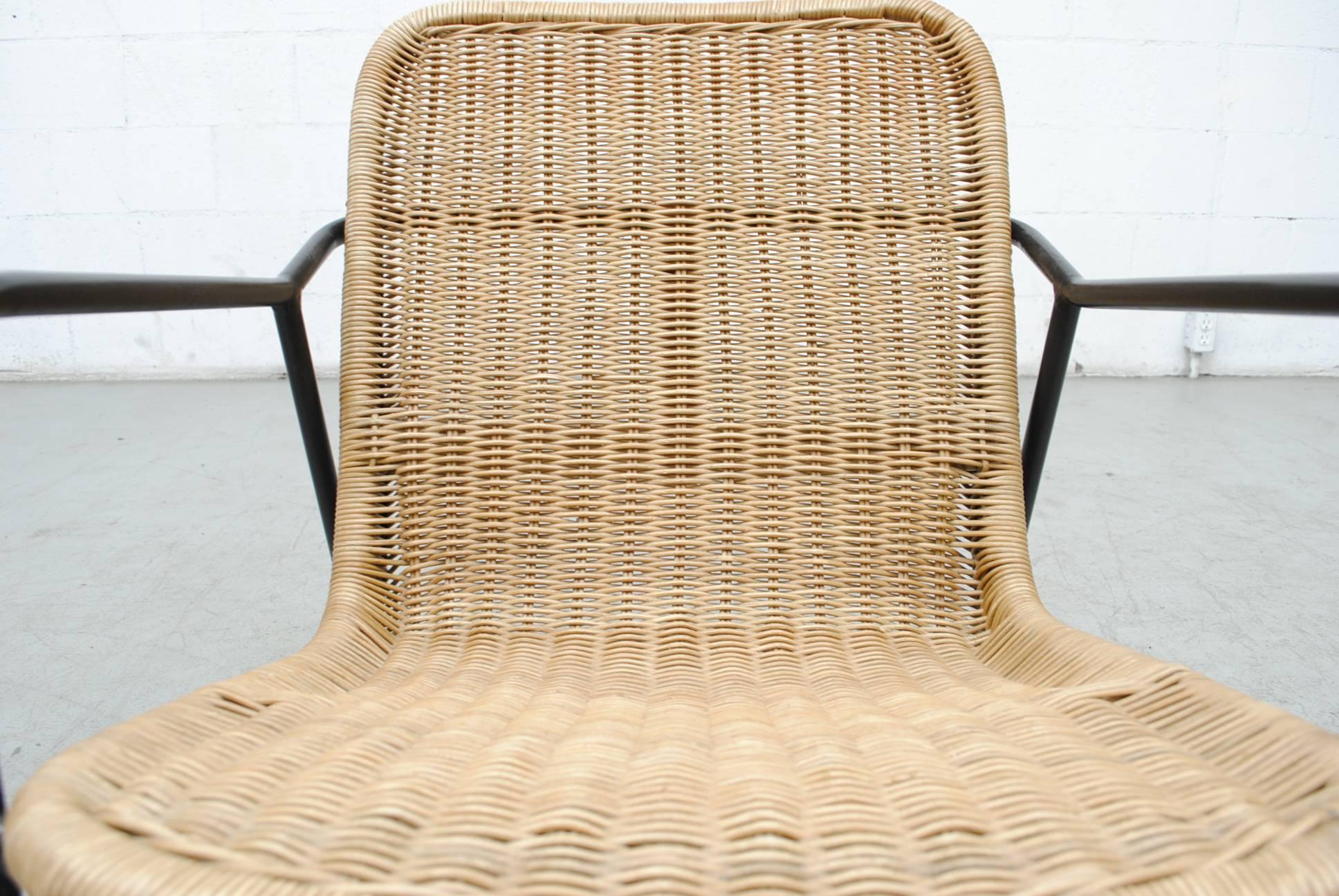 Dirk Van Sliedregt Rattan Lounge Chair 1