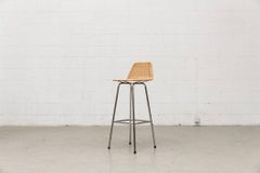 Set of Three Charlotte Perriand Style Bar Stools