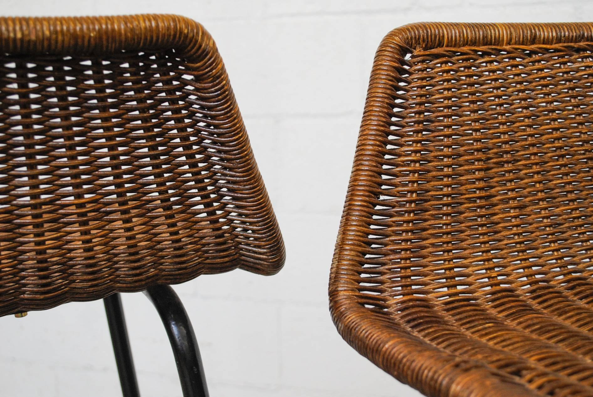 wicker style bar stools