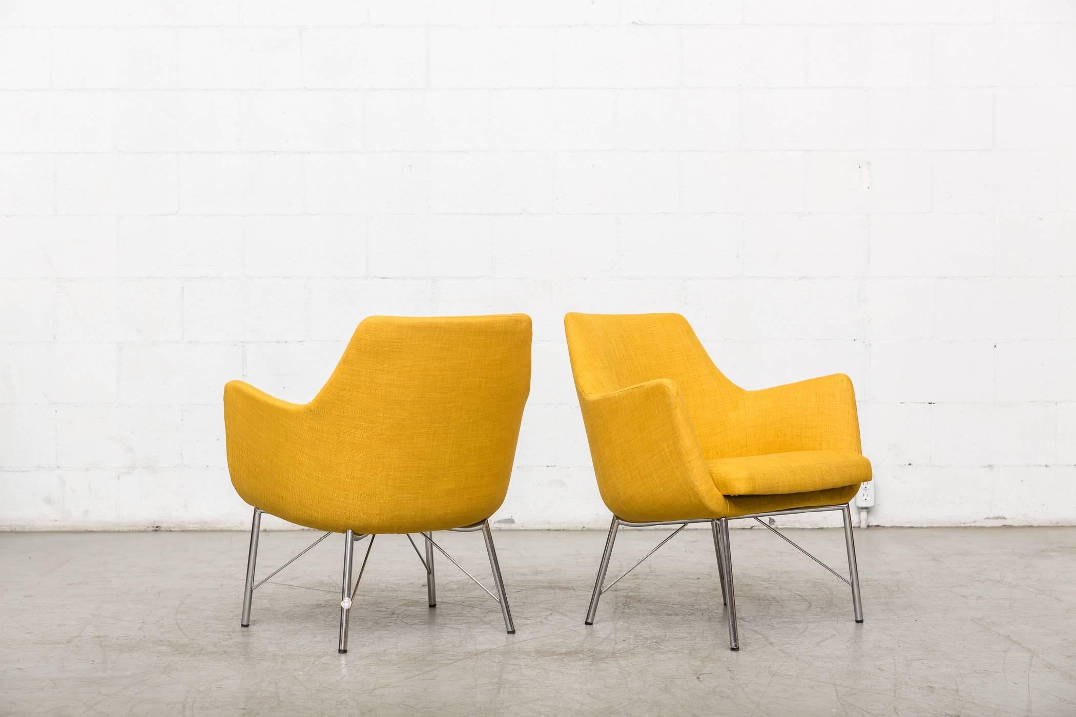Mid-Century Modern Pair of Ekselius Lounge Chairs for Pastoe
