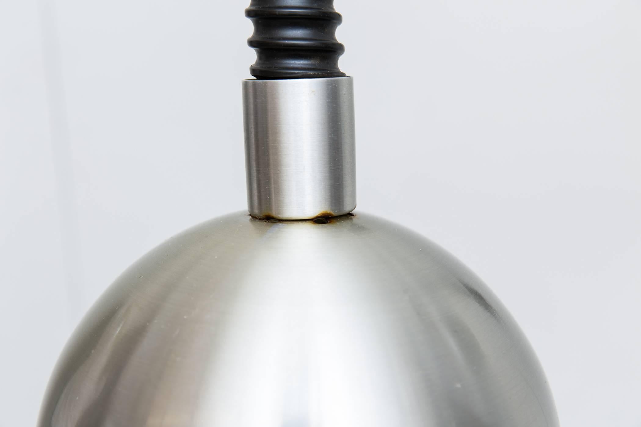 Aluminum Pair of RAAK Black and Aluminium Goose Neck Spot Lamps For Sale