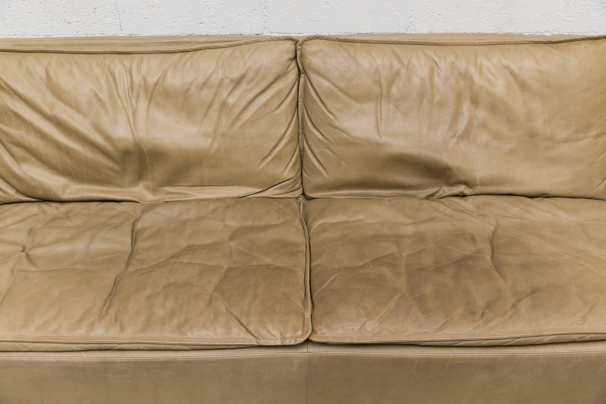 Dutch Walter Knoll Leather Sectional Sofa