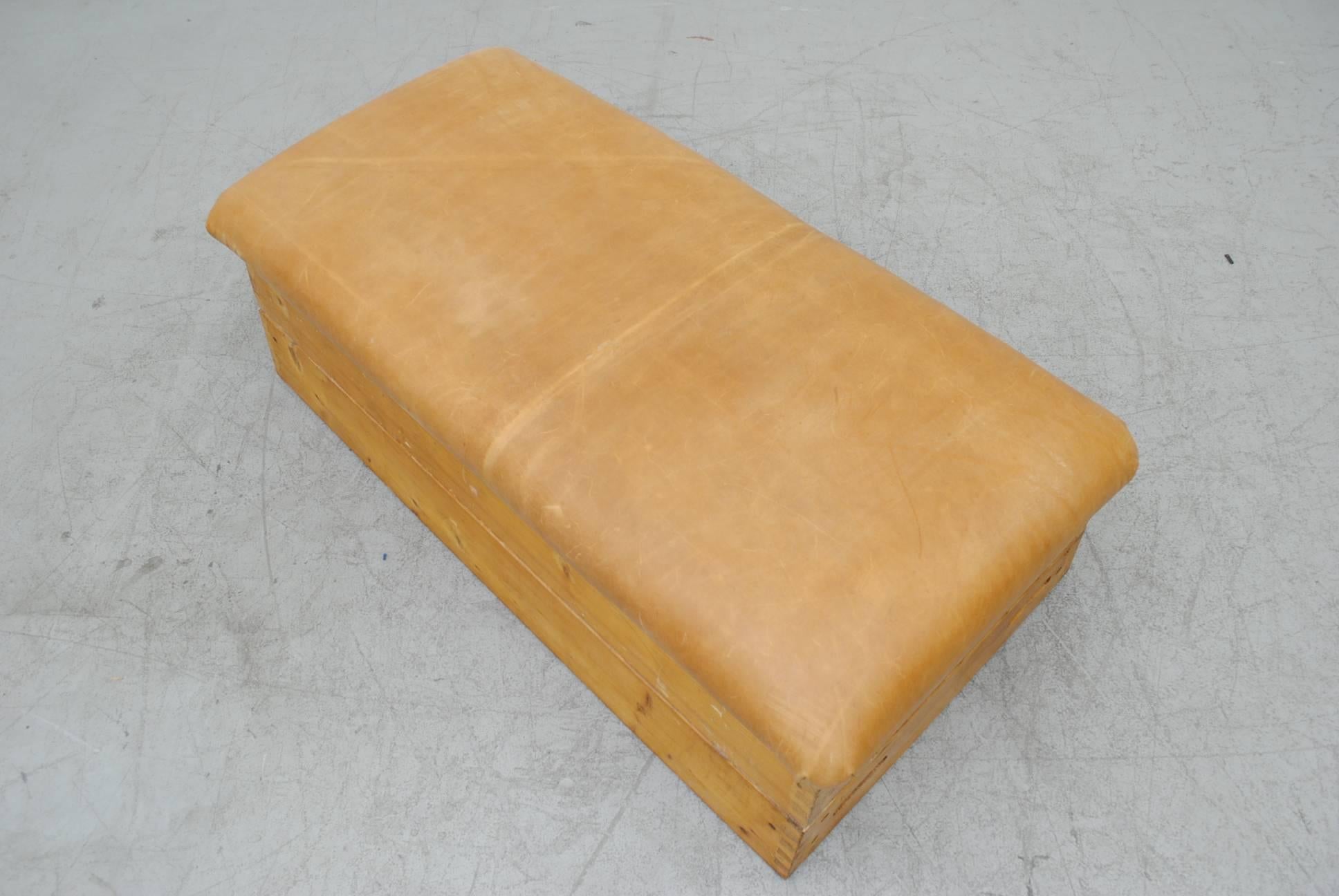 Leather Gymnastic Horse Bench or Coffee Table 1