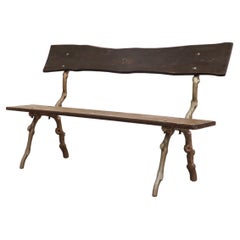 Organic French Wood Bench