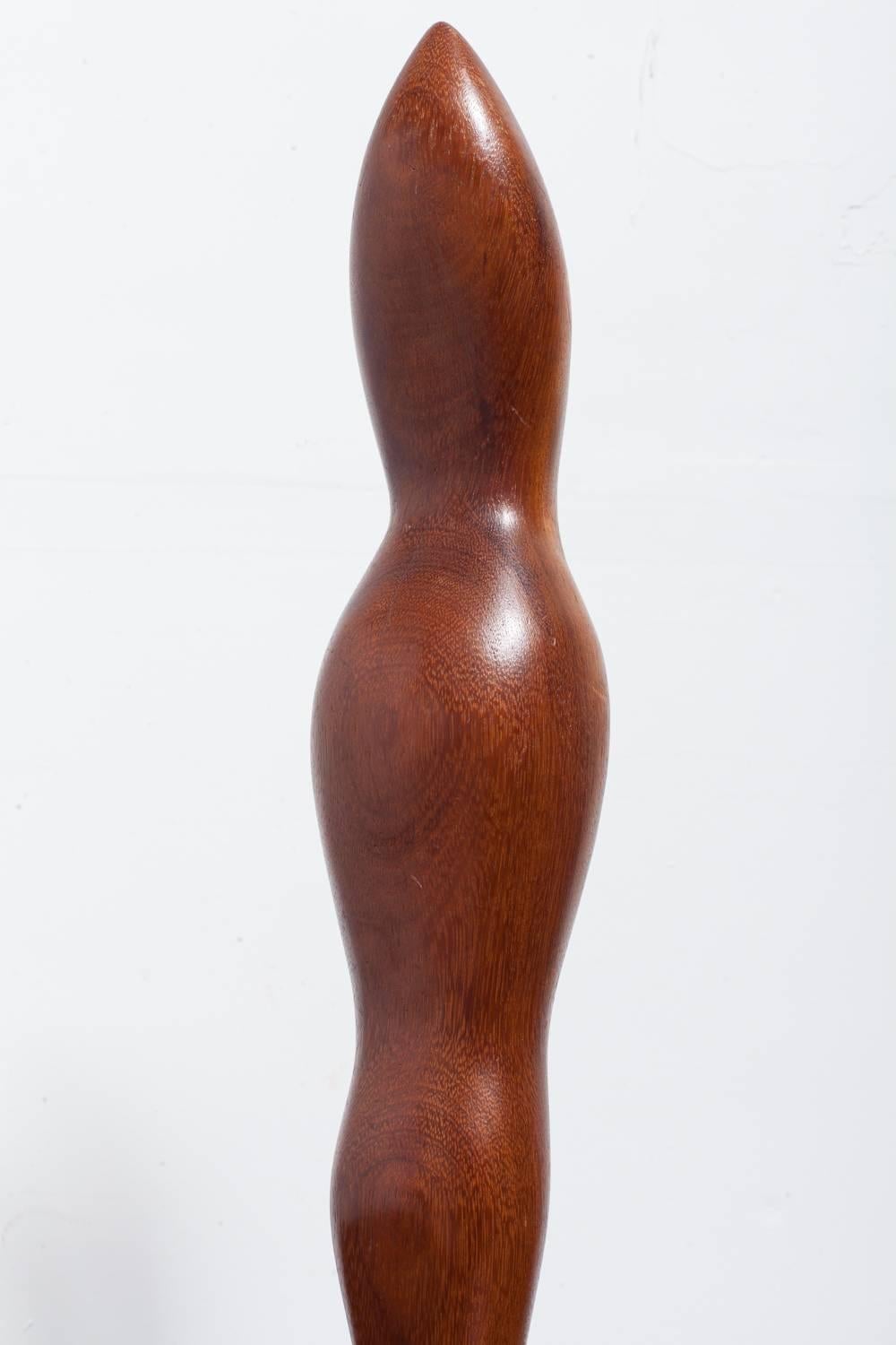Mid-20th Century Hein Laupman Mid-Century Teak Carved Sculpture