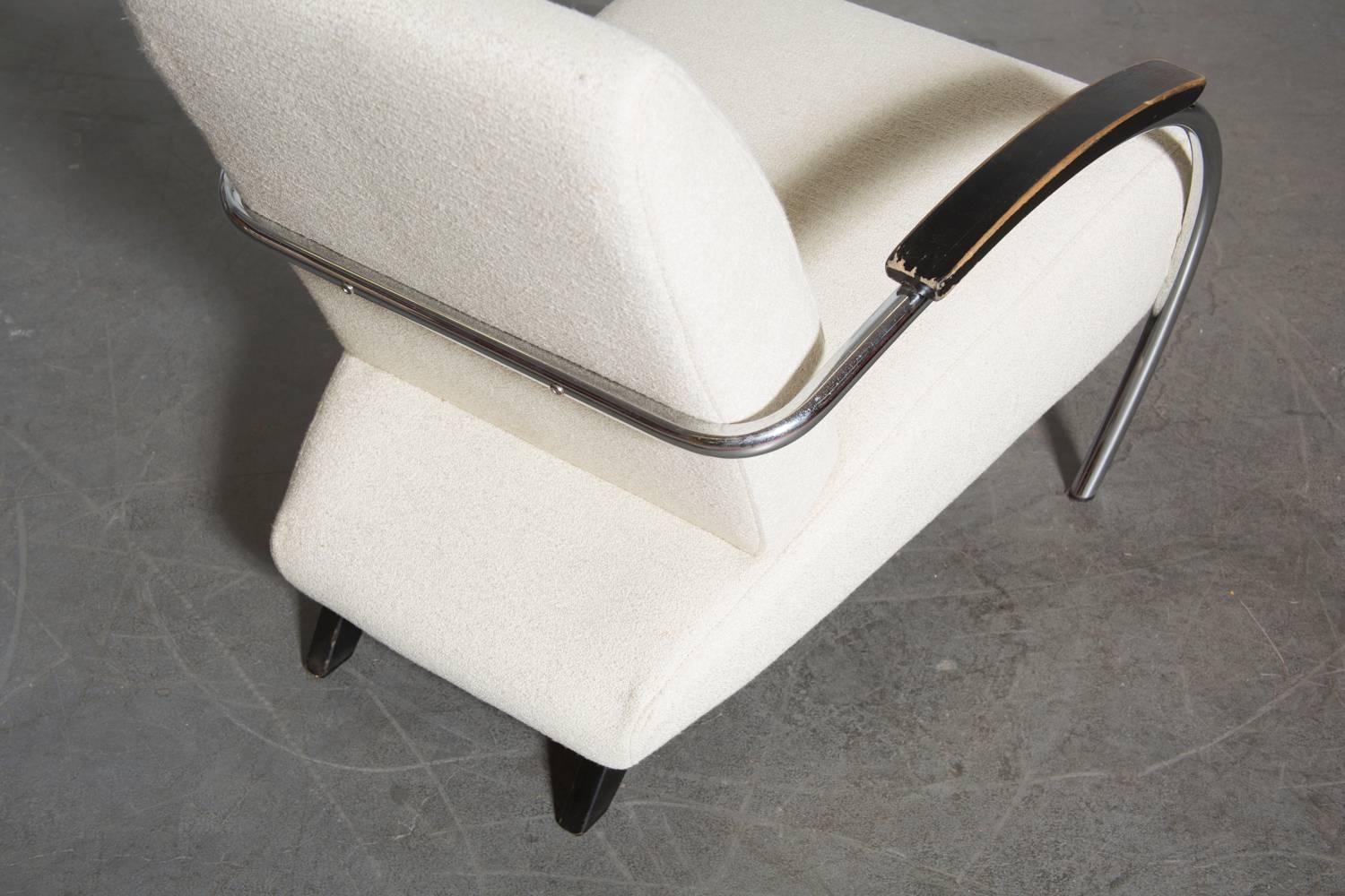 Gelderland Deco Lounge Chair 5470 by Jan des Bouvrie In Good Condition In Los Angeles, CA