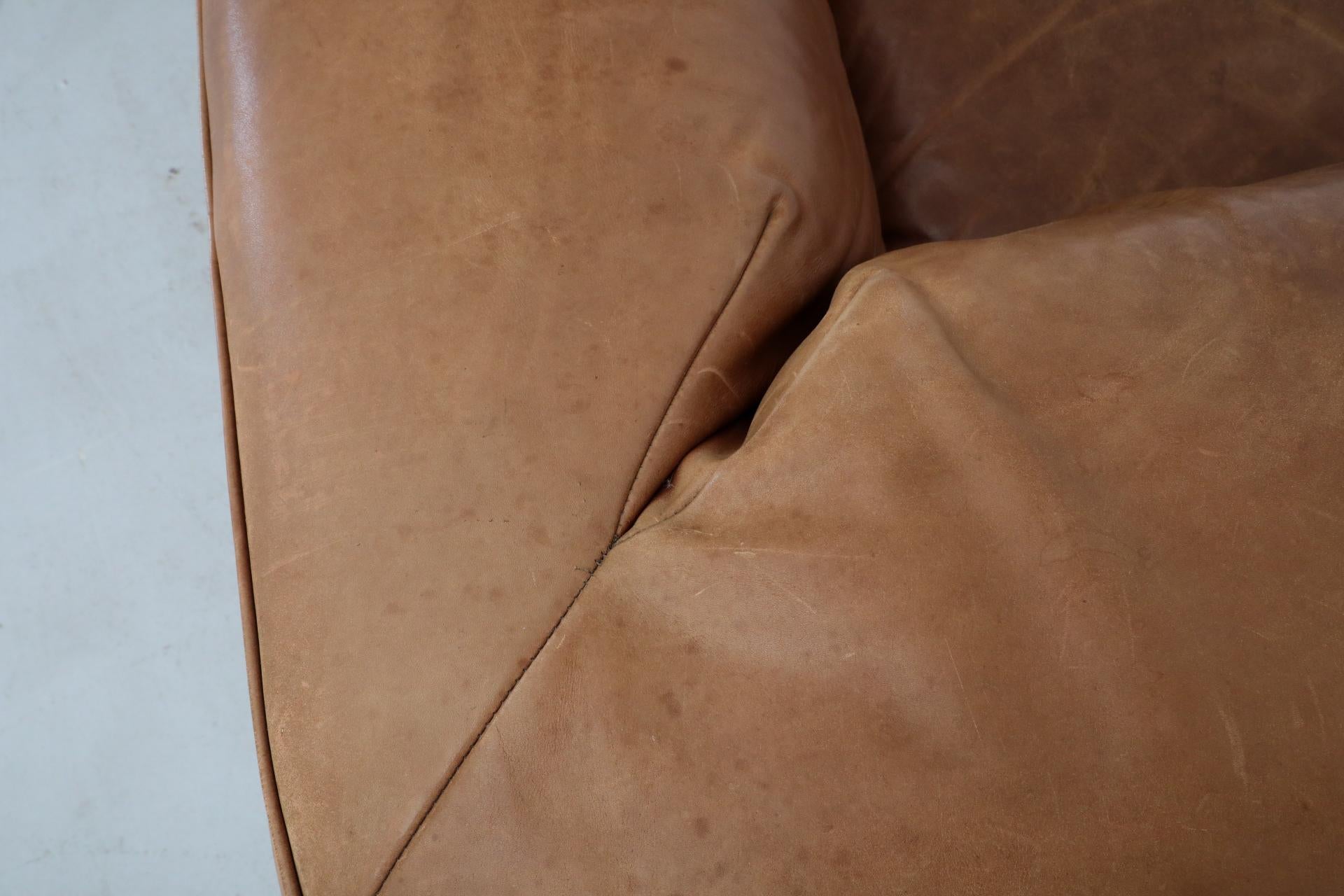Late 20th Century 1980's Cognac Leather 