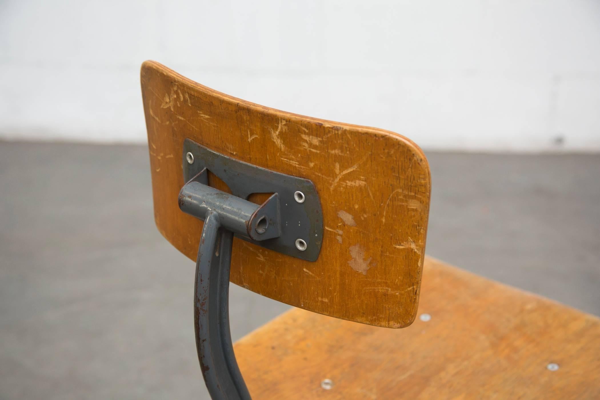 Friso Kramer Early Edition Drafting Stools In Fair Condition In Los Angeles, CA