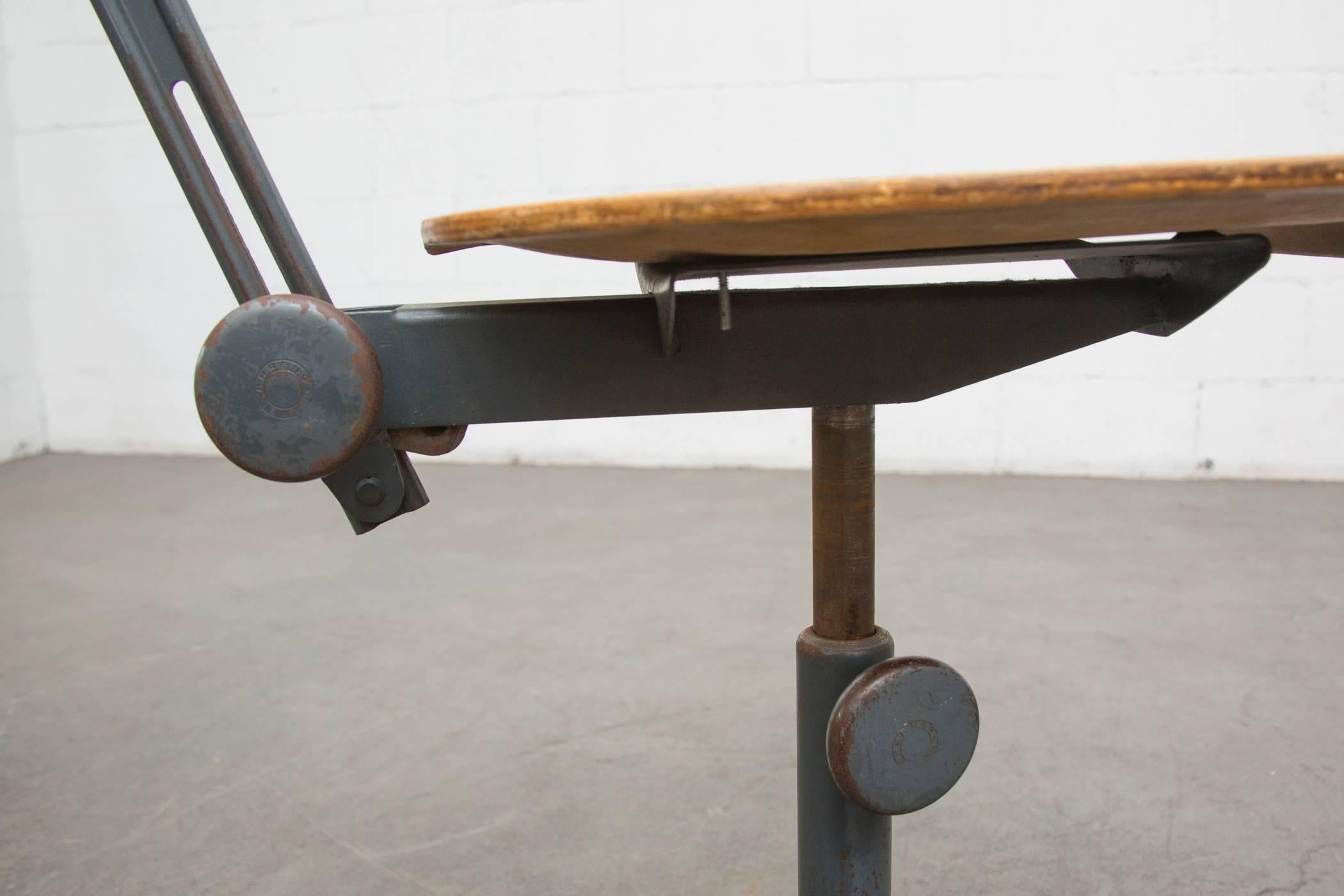 Mid-20th Century Friso Kramer Early Edition Drafting Stools