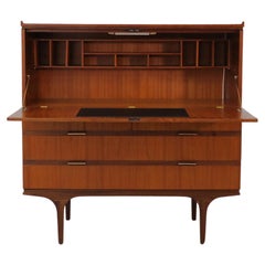 Mid-Century Japanese Style Desk and Dresser by Meredew with Solid Teak Legs