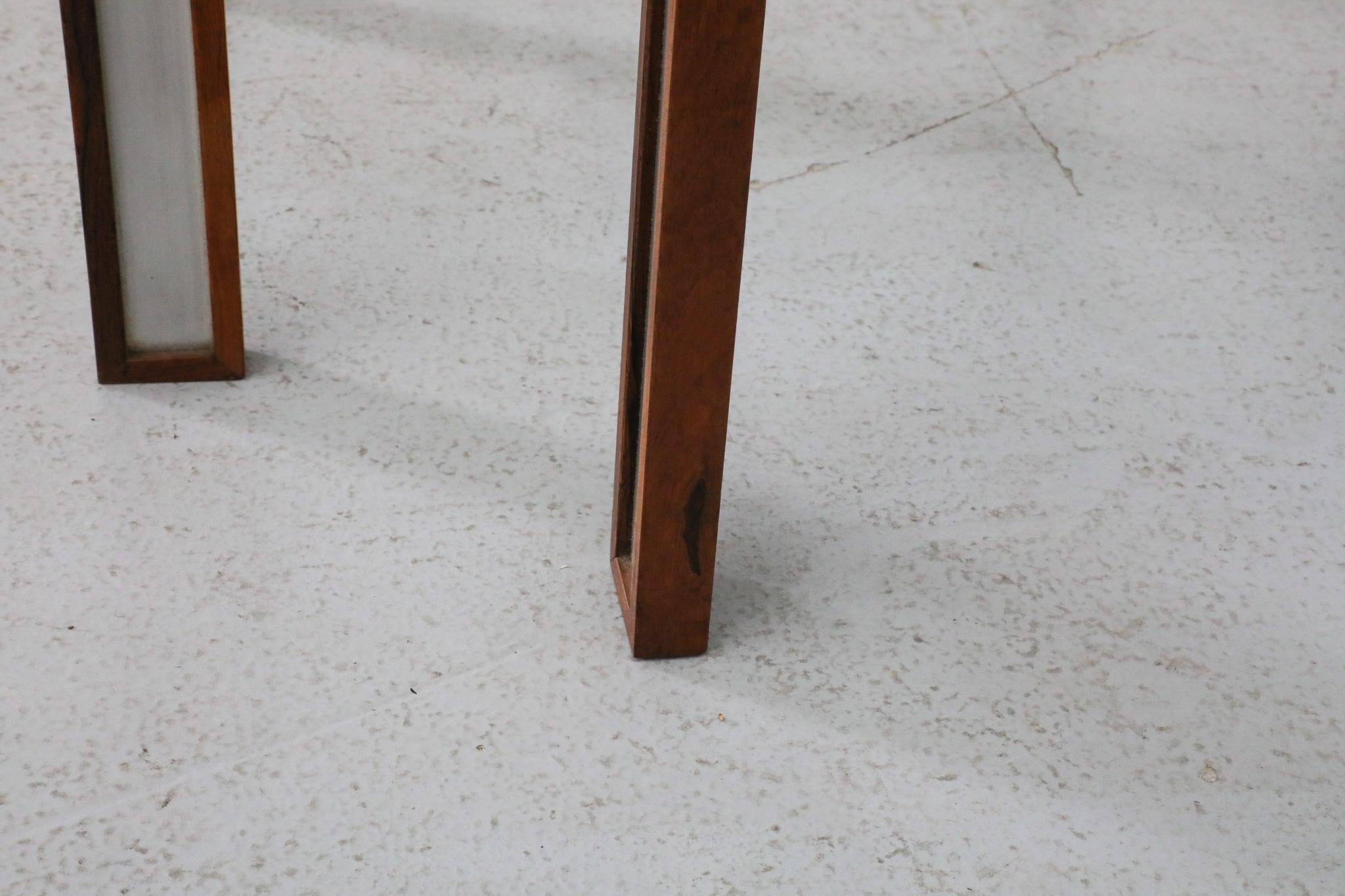 Henning Korch for C. F. Christensen Rosewood and Aluminum Coffee or Side Table For Sale 10