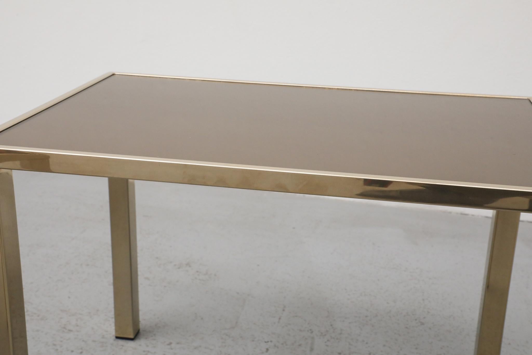 Guy Lefevre Style Gold Plated Nesting Tables for Belgo Chrom, Belgium For Sale 13
