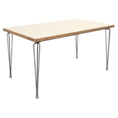 Mesa de comedor postmoderna Thonet de Marius van den Wildenberg para Thonet. 1980's