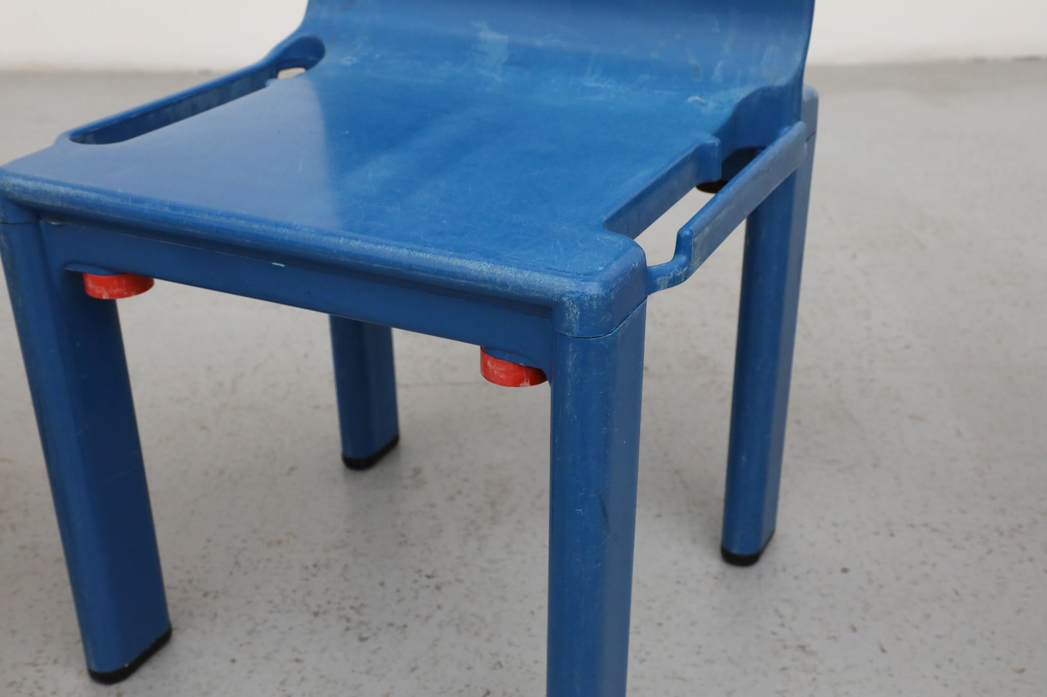 Masayuki Matsukaze Sistema Scuola Children's Chairs for Kartell, 1970s For Sale 2