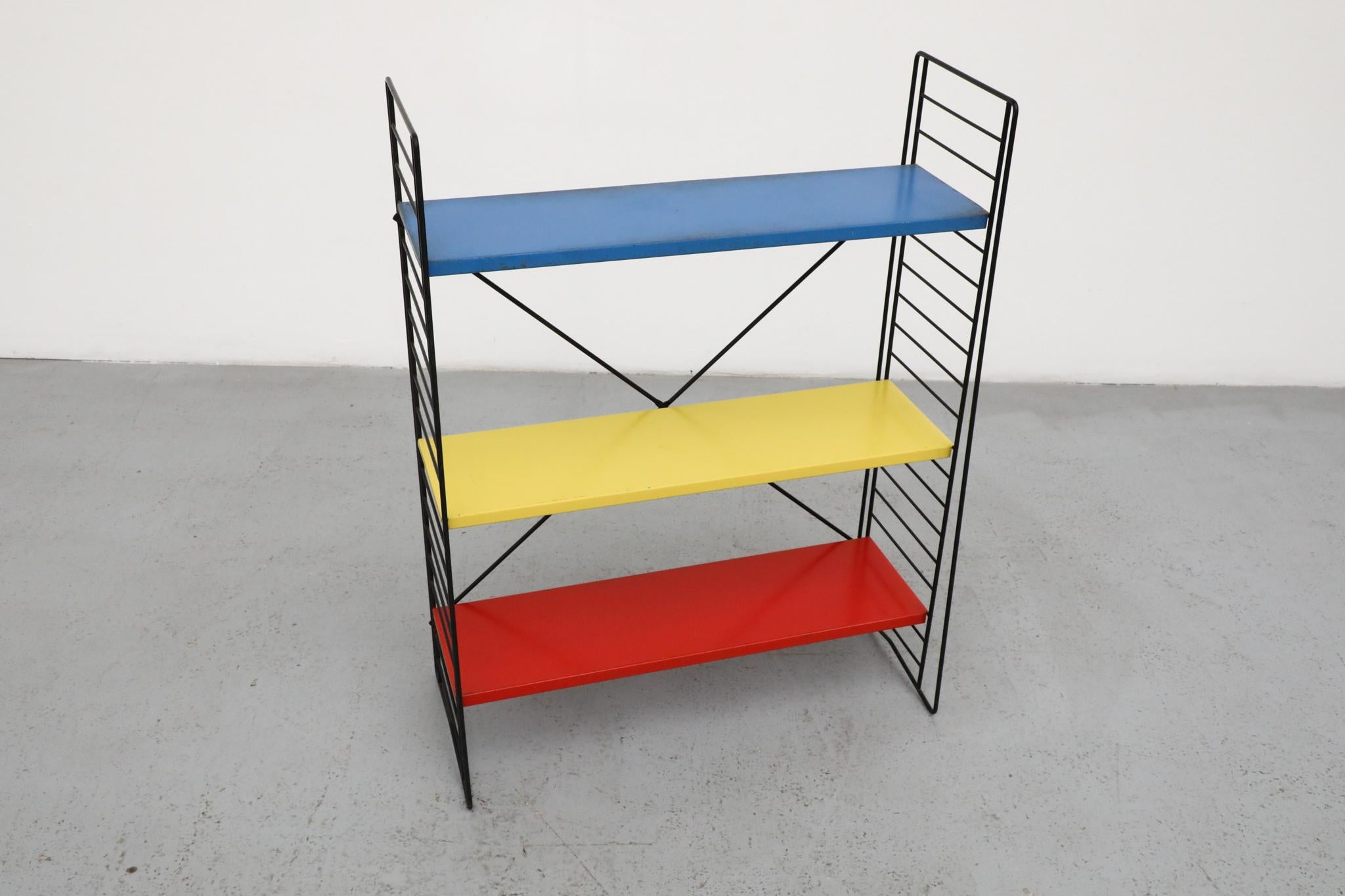 TOMADO Multi-Color Industrial Standing Shelf, 1960s For Sale 1