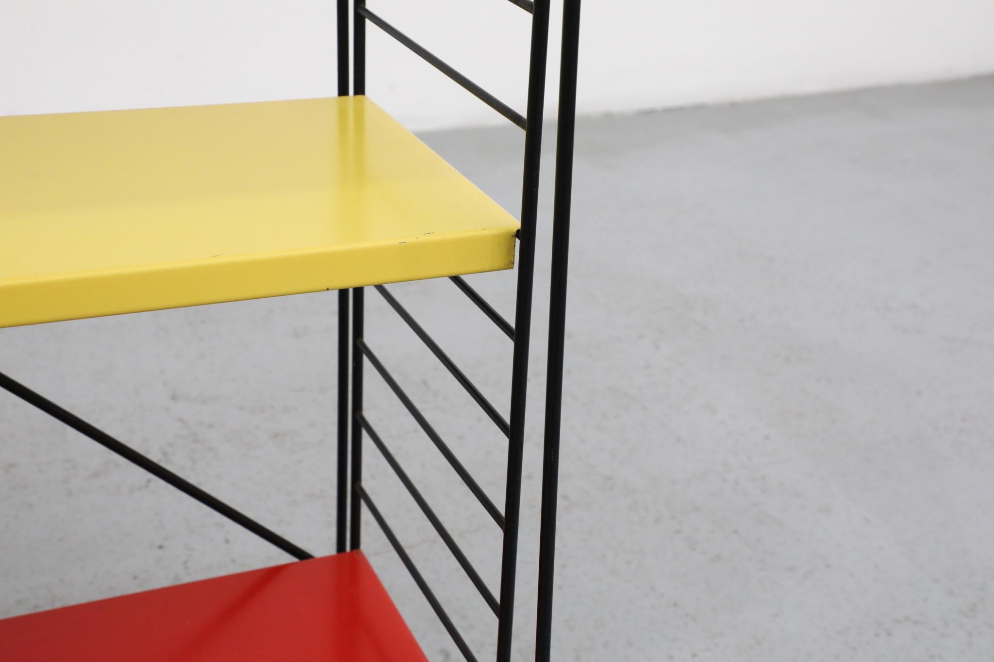 TOMADO Multi-Color Industrial Standing Shelf, 1960s For Sale 6
