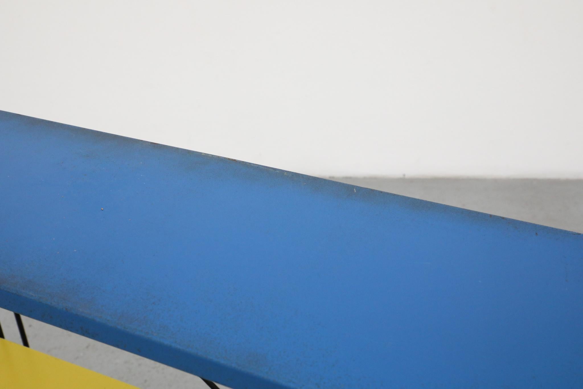 TOMADO Multi-Color Industrial Standing Shelf, 1960s For Sale 4