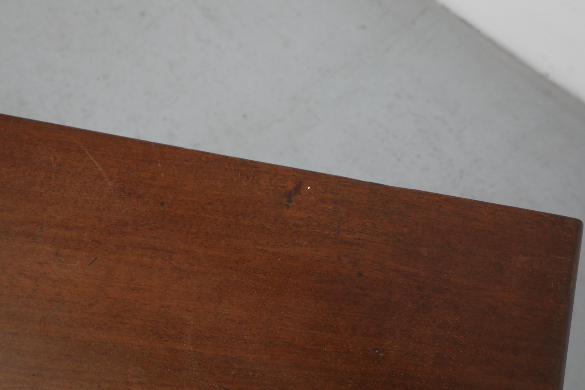 Amsterdam School Entry or Console Table with Curved Feet For Sale 7