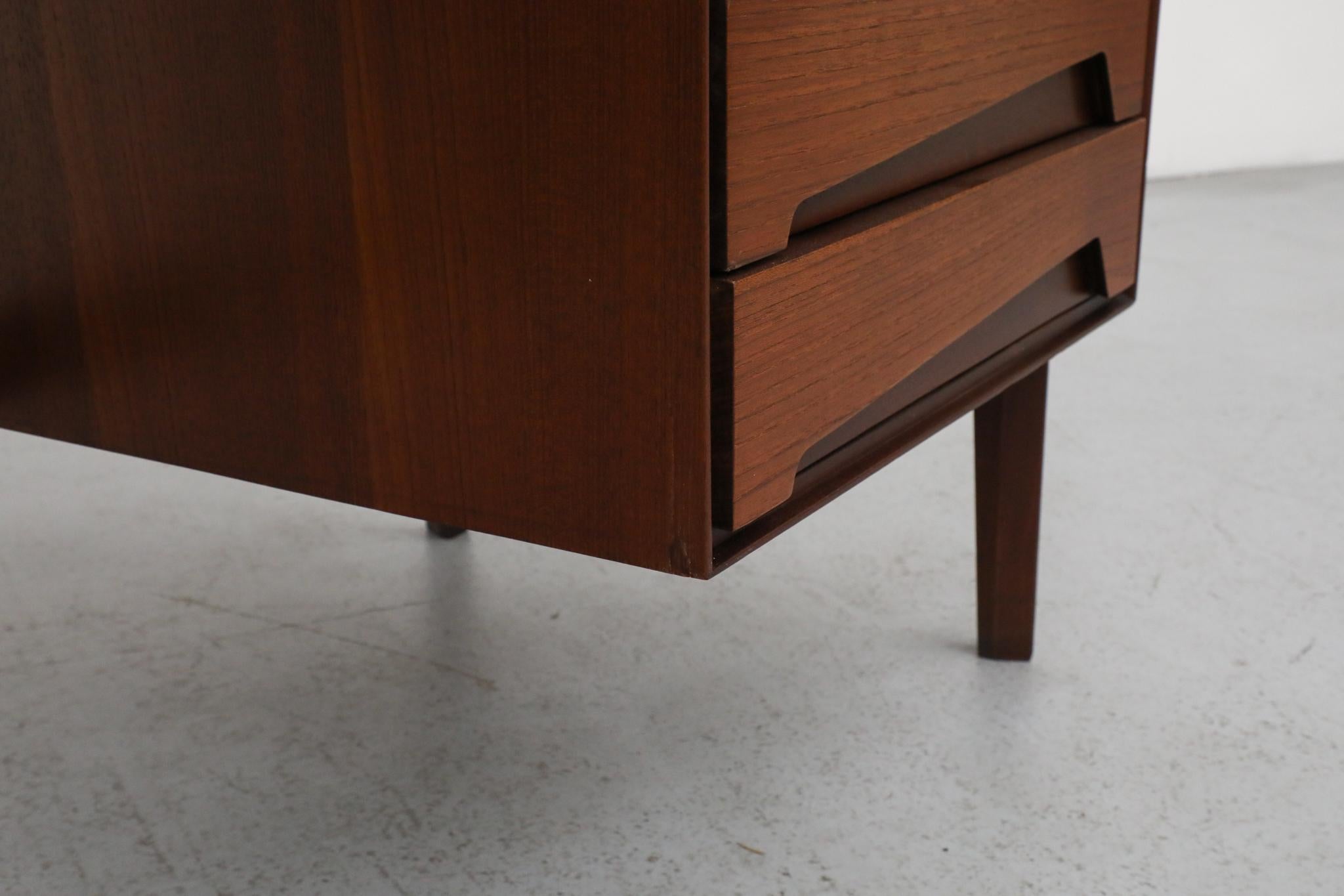 Palutari Teak Desk/Vanity for Dassi, Gio Ponti Style, Mid-Century For Sale 13