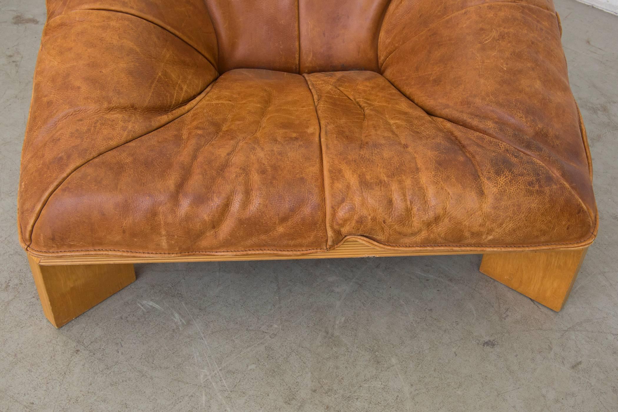 Leather Gerard Van Den Berg Oslo Chair Lounge Chair