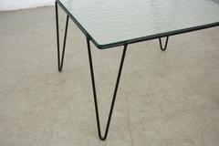 A. Bueno de Mesquita for Spurs Glass and Metal Side Table