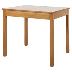 Table à rallonge Mid Century Mobler, teck, feuille cachée