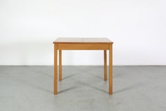 Table à rallonge Mid Century Mobler, teck, feuille cachée