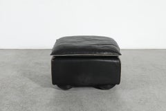 Otomana de cuero de Carlo Bartoli para Rossi di Albizzate, 1973