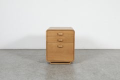 Thygesen & Sørensen Rolling Oak Desk Cabinet for Magnus Olesen