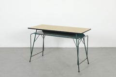 1960s Willy van der Meeren & Eric Lemesre Teal Tubax Desk