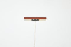 1950s Anvia Dutch Mid-Century Red Enameled Linear Wall Lamp