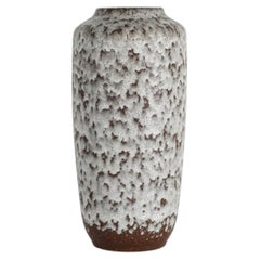Scheurich Keramik Brown Fat Lava Vase, 1970s