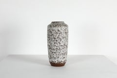 Scheurich Keramik Brown Fat Lava Vase, 1970s