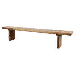 Mid-Century George Nakashima Style Live-Edge Spalted Maple XL Bench