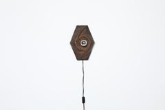 1970s Dutch Brutalist Chamotte Earthenware Wall Sconce or Table Lamp